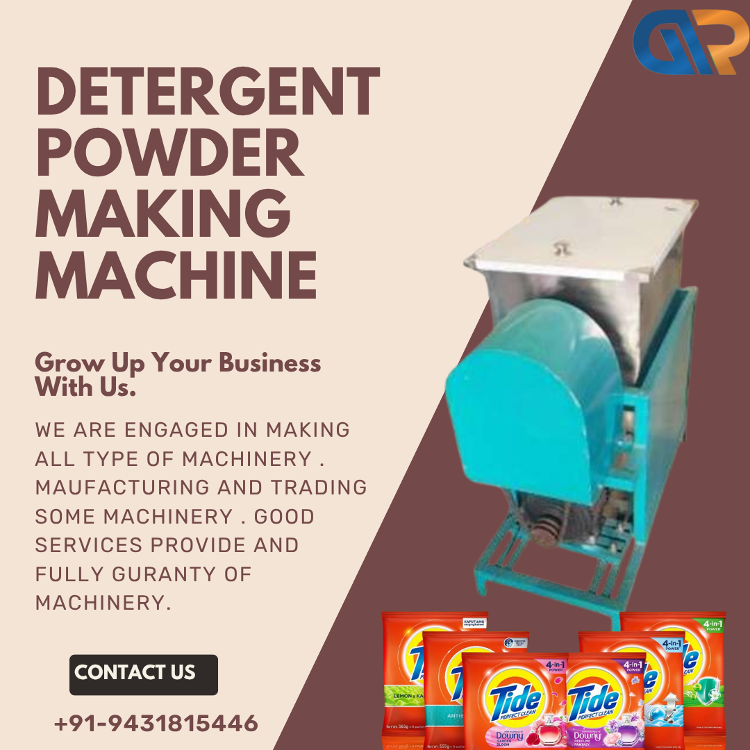 Leading Detergent Powder Making Machine Manufacturers in India – Armind Industries